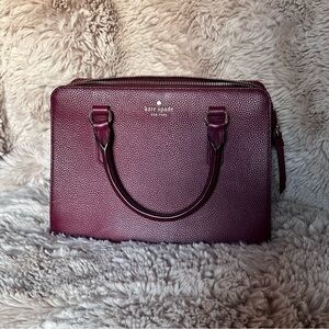 Kate Spade Deep Purple Satchel